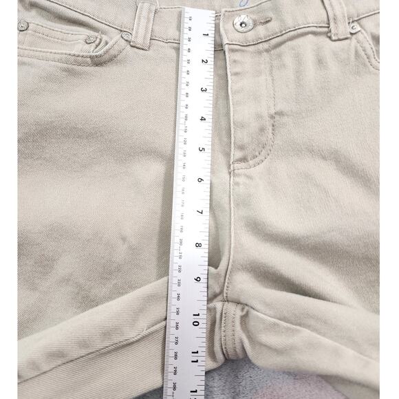 Style&Co Jeans Womens 6P PETITE Tan EASY Fit Mid Rise Straight Leg Stretch Denim - Picture 7 of 10